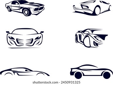 Some vector car designs for use in design.