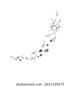 some water spots without background