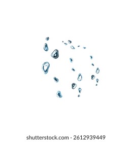 some water spots without background