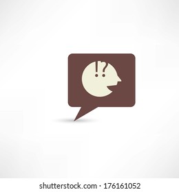 Somebody in a bubble speech