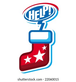 Someone from Christmas boot is calling for help