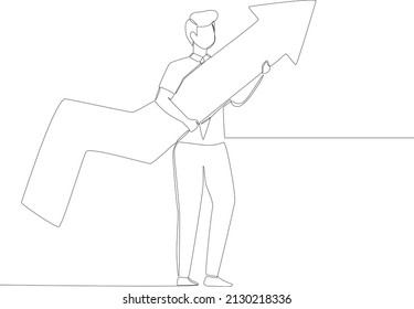 Alguien está haciendo un análisis de las actuales condiciones económicas . Iconos de la condición económica. Microeconomía y macroeconomía. Ilustración vectorial.