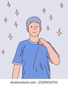 SOMEONE FEEL CONFIDENT, OPTIMISTIC, AND ALWAYS SPIRITABLE, VECTOR FILE, SUITABLE FOR YOUR DESIGN NEEDS