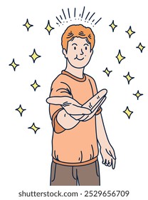 SOMEONE FEEL CONFIDENT, OPTIMISTIC, AND ALWAYS SPIRITABLE, VECTOR FILE, SUITABLE FOR YOUR DESIGN NEEDS