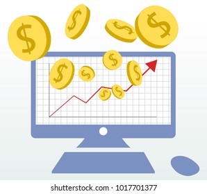 Someone has earned money because of a investment