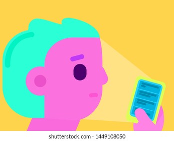someone is using a smartphone