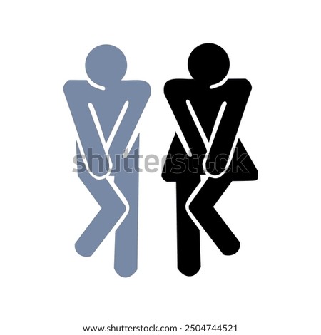 someone who needs to urinate because he drinks too much
