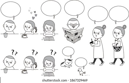 Someone who is thinking. Someone who has doubts.