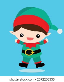 someone who welcomes christmas icon on illustrator vector design