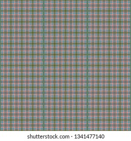 Somerset District Tartan. Seamless pattern for tartan of Somerset, England, for fabric, kilts, skirts, plaids. Frequent weave 