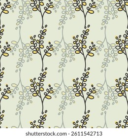 Something Is Growing Seamless Vector Pattern Design