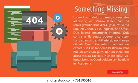 Something Missing Conceptual Banner