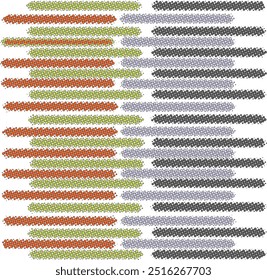 Something that initially has no form can then be processed into a visual work by processing the visual elements based on principles and principles.