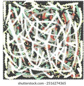 Something that initially has no form can then be processed into a visual work by processing the visual elements based on principles and principles.