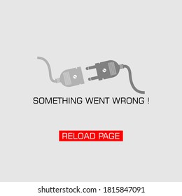 something went wrong, label sticker