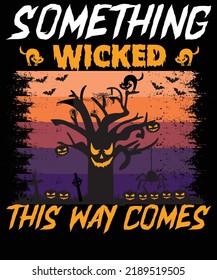 Something Wicked This Way Comes, Scary Pumpkin Design