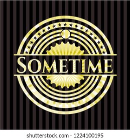 Sometime golden emblem