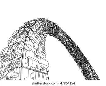 somewhere between abstraction and architecture