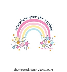 somewhere over the rainbow graphic design