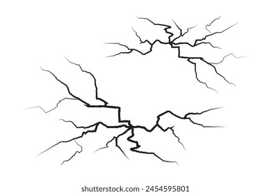 Somple vector lightning icon, lightning silhouettes