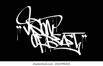 SON OF BEAST graffiti tag style design