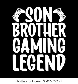 Son brother gaming legend shirt