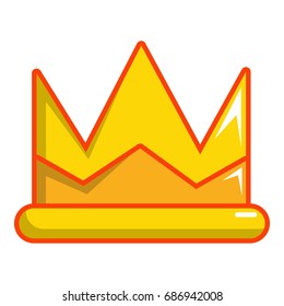 Son of king crown icon. Cartoon illustration of son of king crown vector icon for web design