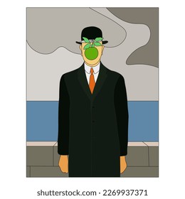 The Son of Man. Vector