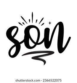  son T-Shirt Design, Vector File 
