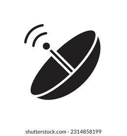 Sonar Panel Filled Icon Vector Illustration