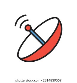 Sonar Panel Icon Vector Illustration
