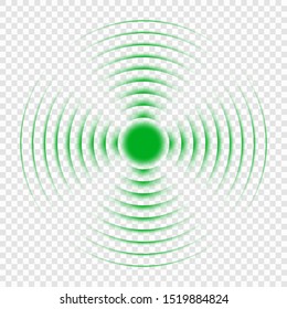 Sonar Search Sound Wave Icon. Radar Icon