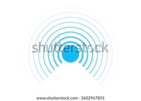 Sonar sound waves icons wireless wifi, radial line media, Radio, radar station signal. Scan, rings circle ripples
