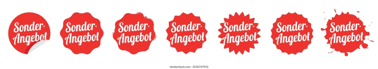 "Sonderangebot", "Sonderangebot" auf Deutsch