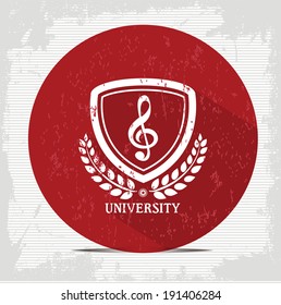 Song badge symbol,vector