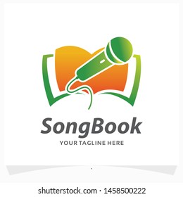 Song Book Logo Design Template