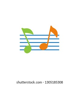 song color icon from Brazilian carnival set