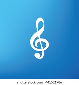 Song design on blue background,vector