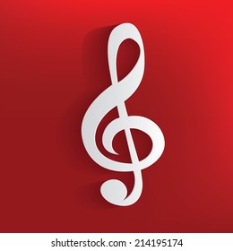 Song design on red background,clean vector