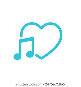 Song, Favorite song, music note icon. Isolated on white background. 