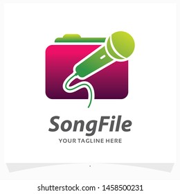 Song File Logo Design Template