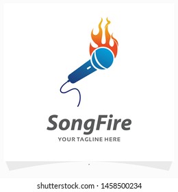 Song Fire Logo Design Template