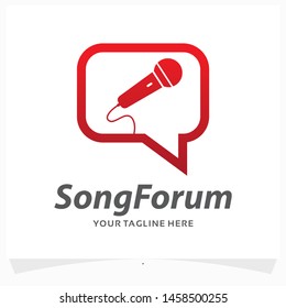 Song Forum Logo Design Template