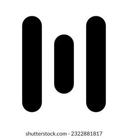 song icon flat vecktor trendy popular simple