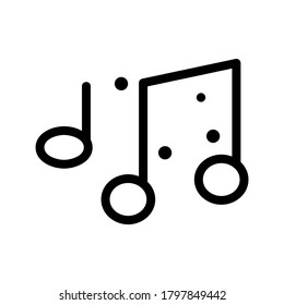 Song icon or logo isolated sign symbol vector illustration - high quality black style vector icons
