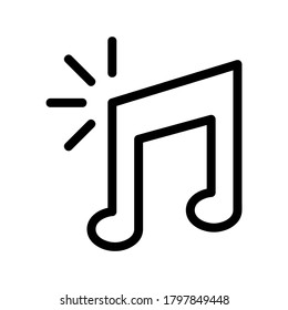 Song icon or logo isolated sign symbol vector illustration - high quality black style vector icons

