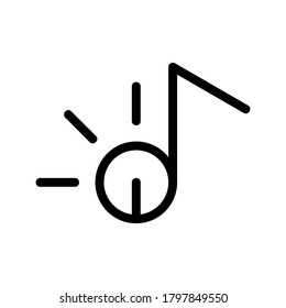 Song icon or logo isolated sign symbol vector illustration - high quality black style vector icons

