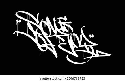 SONG OF JOY graffiti tag style design