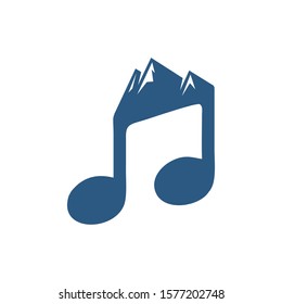song of the mountain vector illustration design