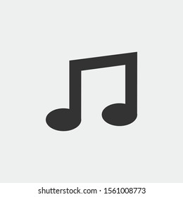 Song vector icon illustration sign